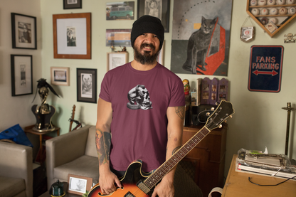 Edgy Snake Skull Graphic Tee