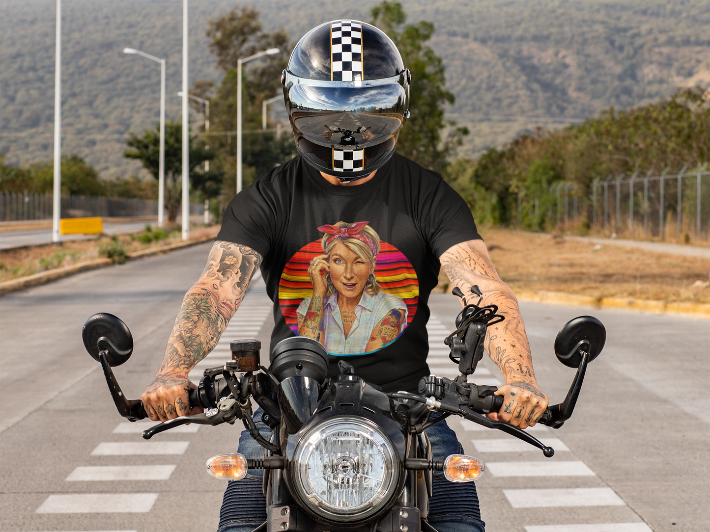 Metal Martha Stewart Graphic Tee