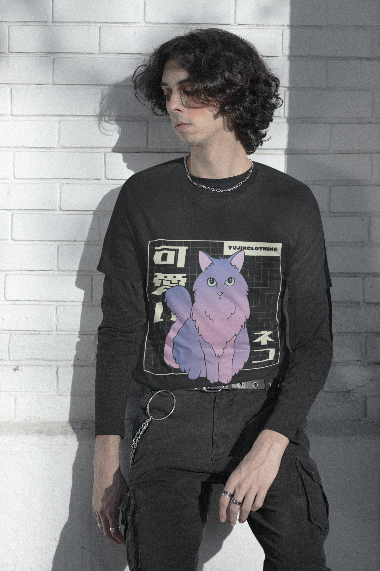 Vaporwave Cat T-Shirt