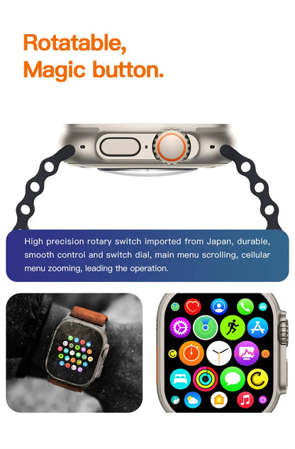 T1000 Ultra 7 Smartwatch with Multiple Bands