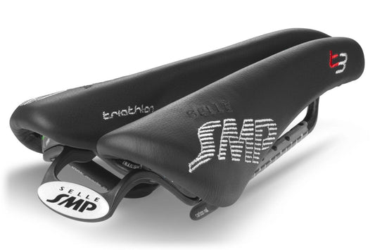 Selle SMP T3 Triathlon Saddle with Carbon Rails (Black)