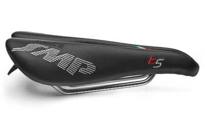 Selle SMP T5 Triathlon Saddle with Steel Rails (Black)