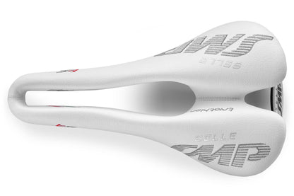 Selle SMP T5 Triathlon Saddle with Steel Rails (White)