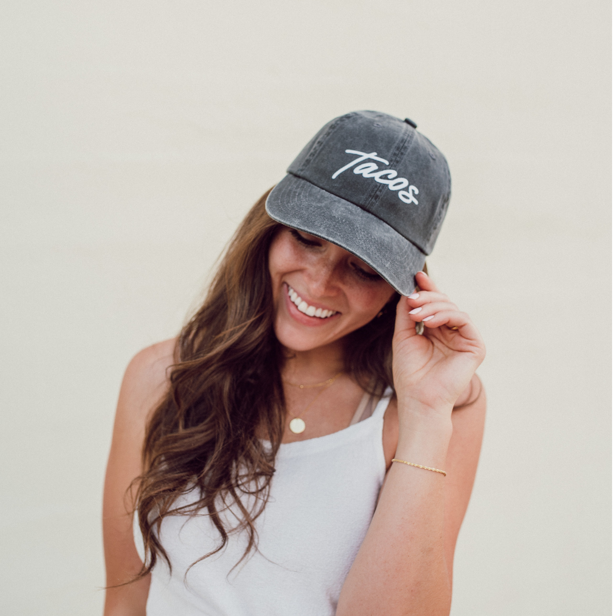 Tacos Cursive Baseball Cap