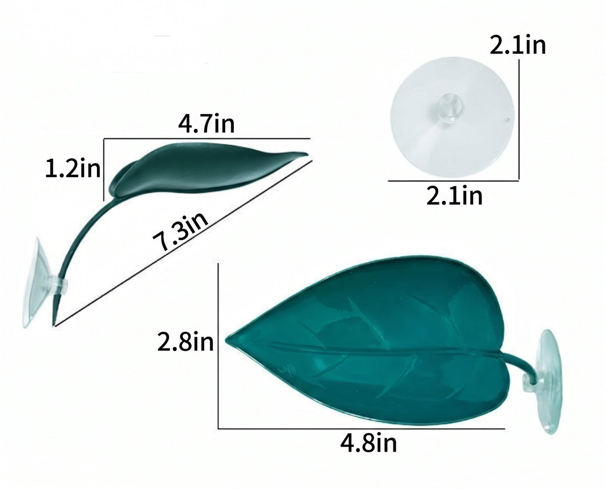 Suction-Cup Leaf Basking Platform & Elevated Perch
