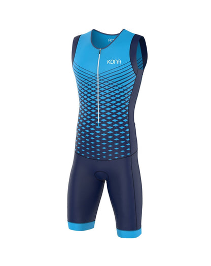 Men's Team Kona Triathlon Race Suit — Sleeveless Performance Tri Suit