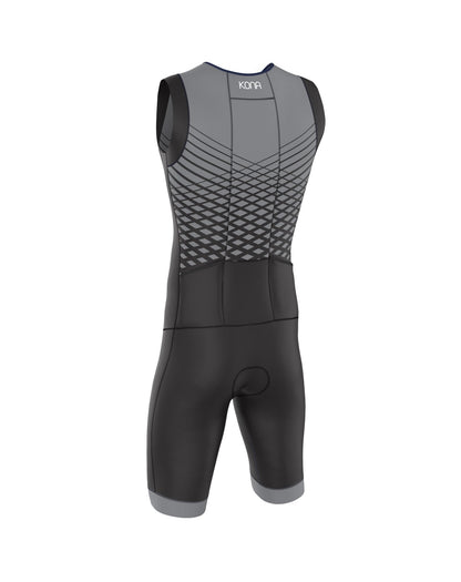 Men's Team Kona Triathlon Race Suit — Sleeveless Performance Tri Suit