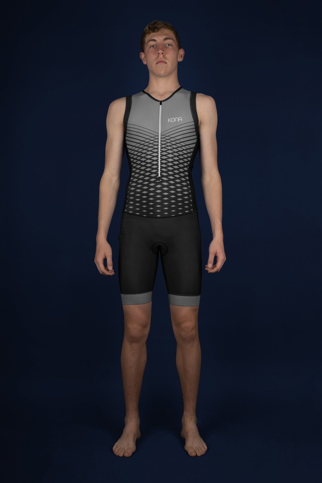 Men's Team Kona Triathlon Race Suit — Sleeveless Performance Tri Suit