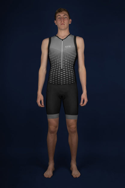 Men's Team Kona Triathlon Race Suit — Sleeveless Performance Tri Suit
