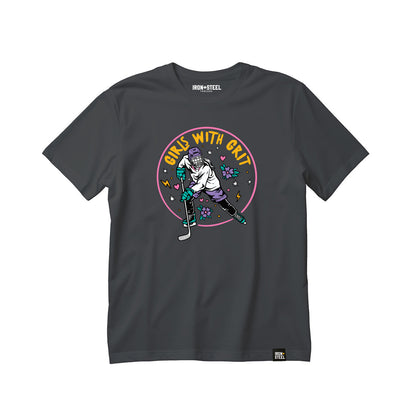 Girls With Grit Hockey T-Shirt