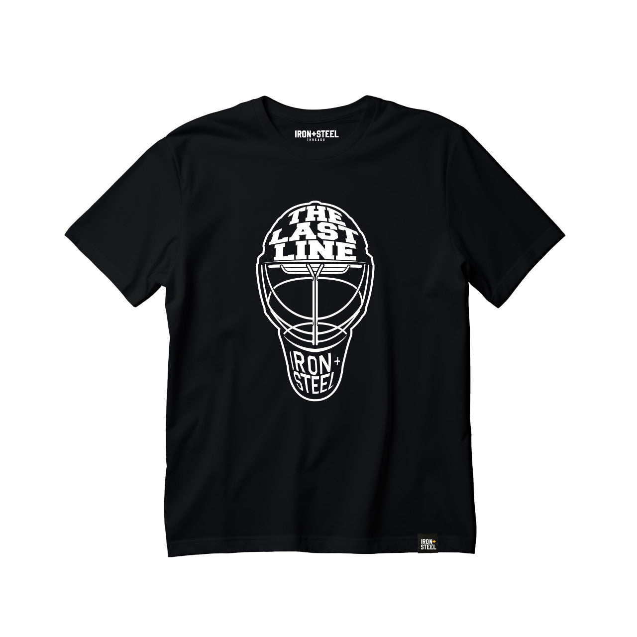 The Last Line Goalie Helmet Hockey Tee