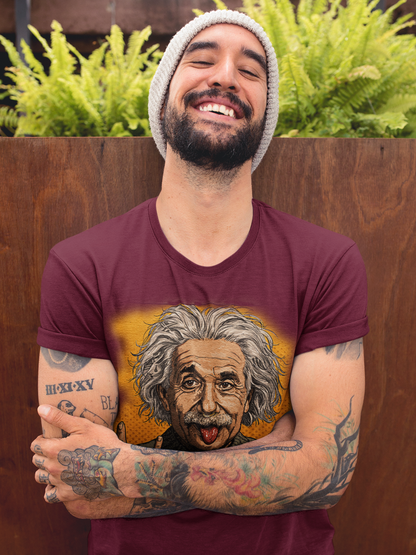 Rock On Einstein Graphic T-Shirt