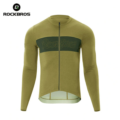 Men‘s Tencel Wool Cycling Jersey Breathable