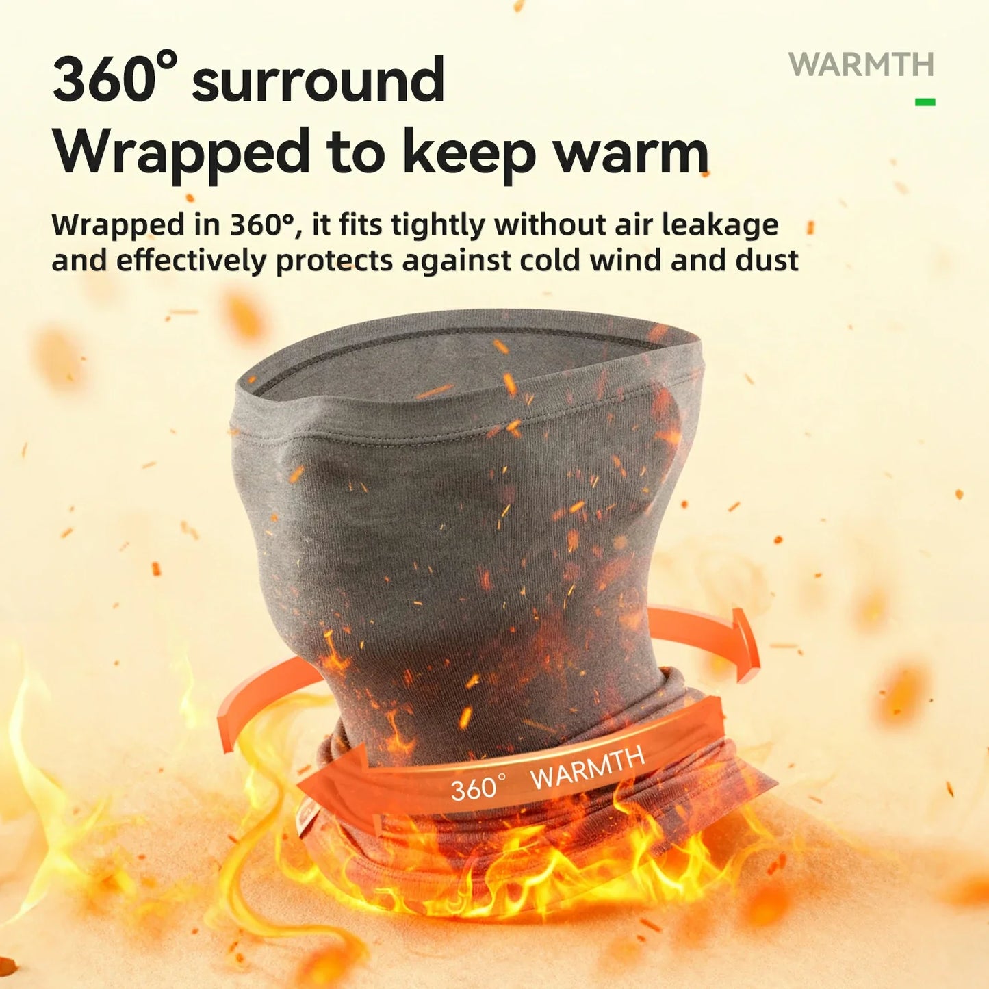 Winter Cap and Face Mask Set Merino Wool Thermal