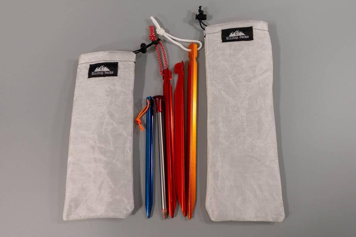 Tent Stake Stuff Sacks - Ultralight & ultra-tough