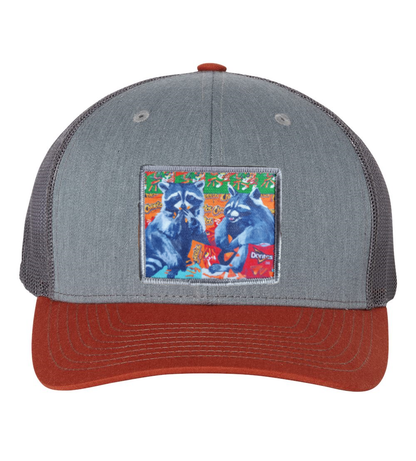 Grey/Terracotta Trucker