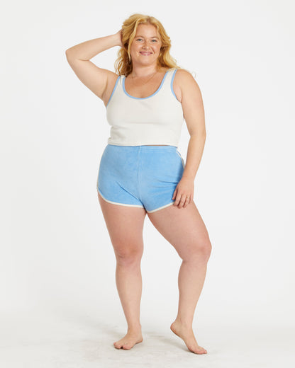 Terry Dolphin Short (Blue Poppy/Cream)