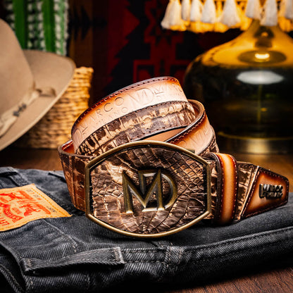 Texas Belt Stone Brown