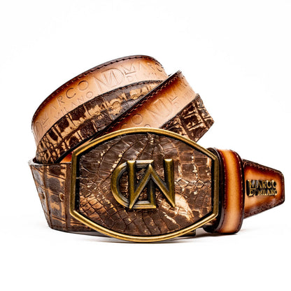 Texas Belt Stone Brown