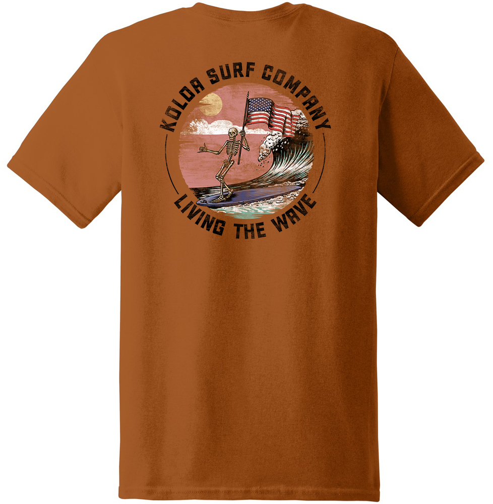 Koloa American Skeleton Heavyweight T-Shirt