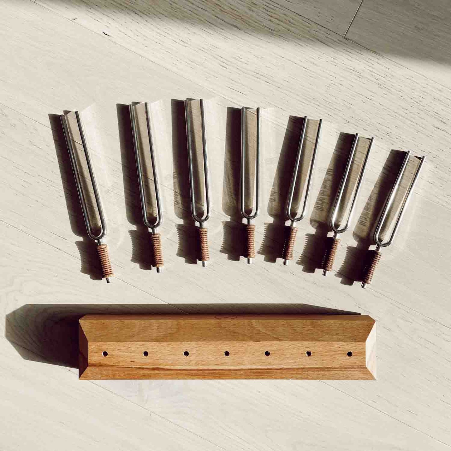 7 Chakra Healing Tuning Fork Set - Triathlete Store