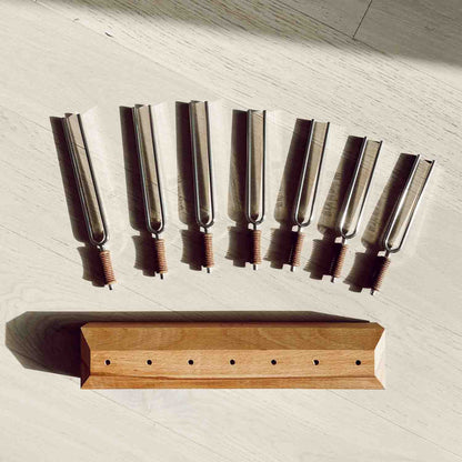 7 Chakra Healing Tuning Fork Set - Triathlete Store