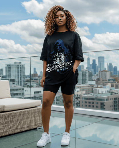 G West The Reaper's Oversized Women's T-Shirt