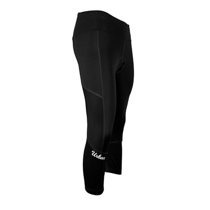 The Resistance - Women's Premium 3D Padded Cycling Mid-Rise 3/4 Capri, with Zippered Back Pocket and Body-Mapped Ventilation