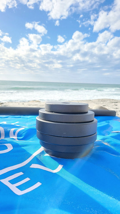 12–32 kg (26–71 lb) Adjustable Kettlebell/Mace System – Powder-Coated Cast-Iron – Black | SoCal Kettlebellz