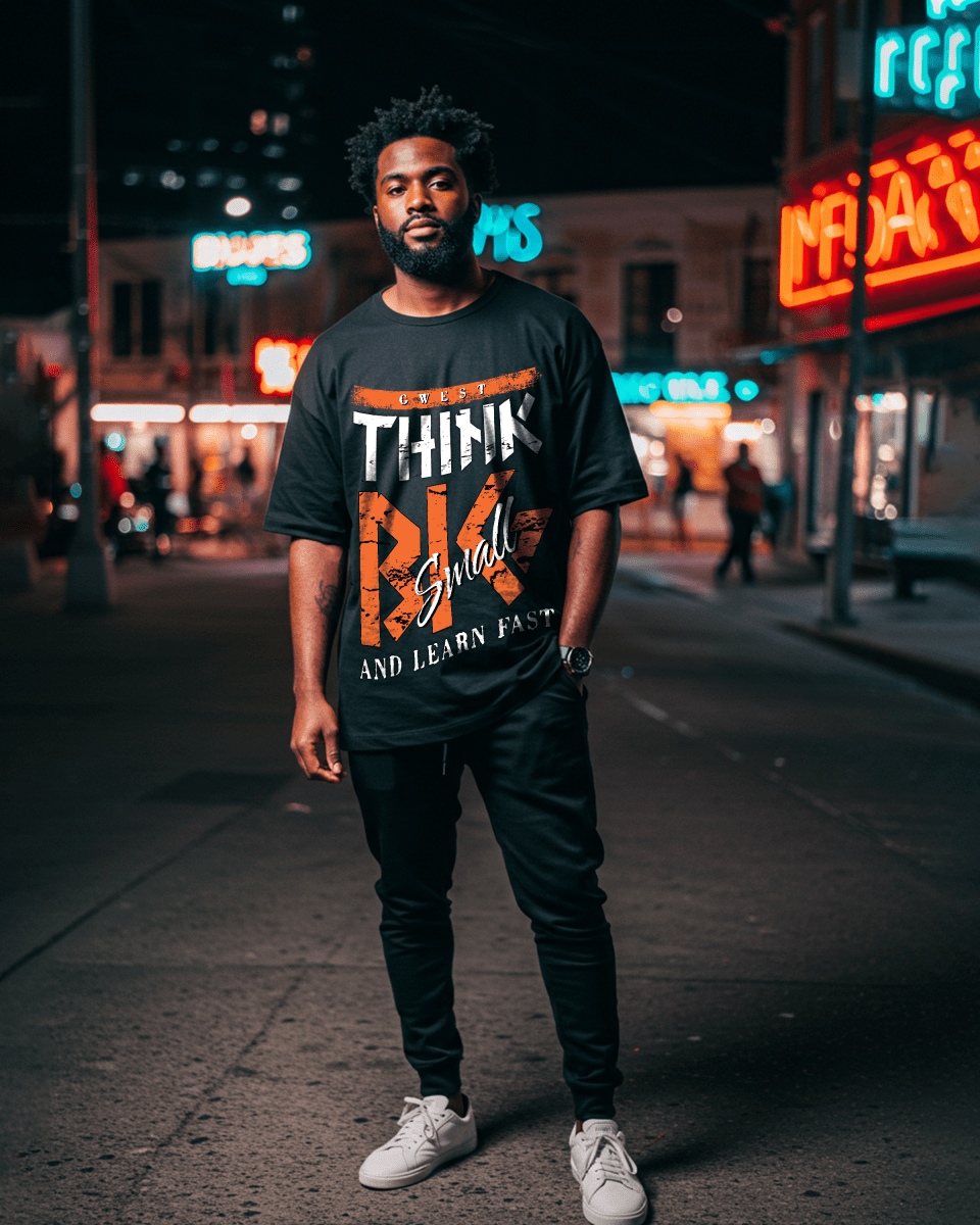 G West Think Big Oversized Men's T-Shirt