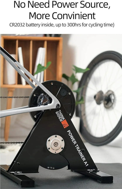 ThinkRider A1 Bike Trainer 11-Speed Cassette ANT+  Bluetooth Simulates 3% Slope