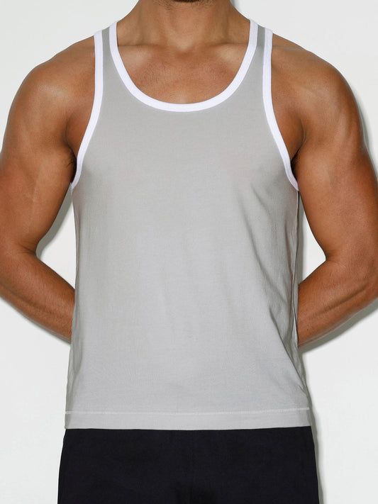 Throwback Tank Stone