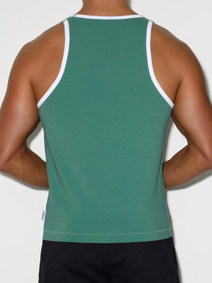 Throwback Tank Fern Green