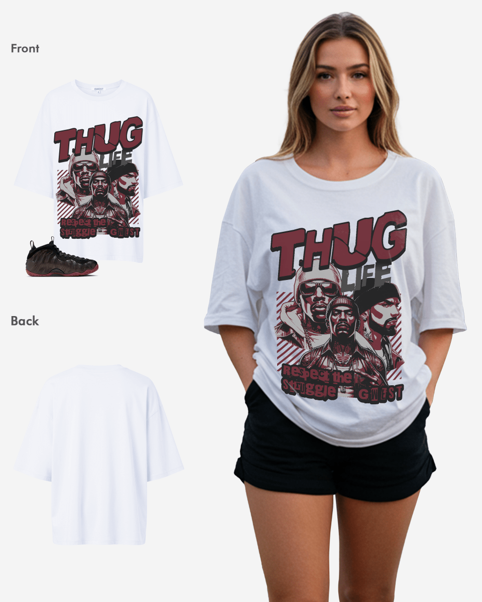 G West Thug Life Oversized Women's T-Shirt