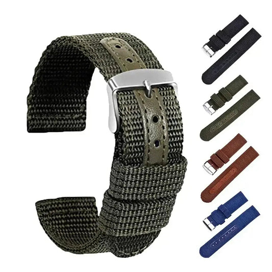 TicWatch Pro 5, Pro 3 & E3 Textured Nylon Band with Center Panel