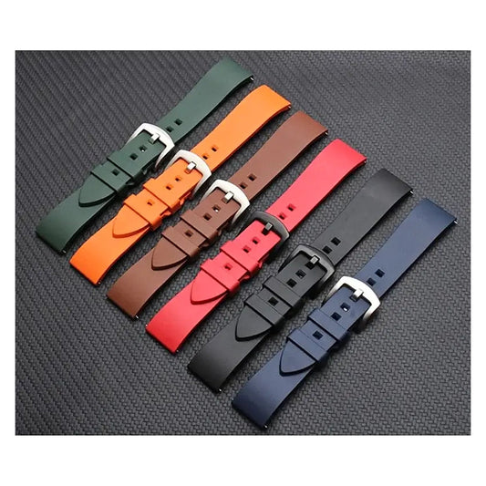 TicWatch Pro 5, Pro 3 & E3 Smooth Silicone Band, Textured Underside