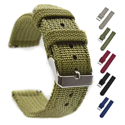 TicWatch Pro 5, Pro 3 & E3 Woven Nylon Band with Buckle Options