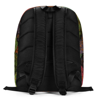 Tie-dye pot leaf Minimalist Backpack