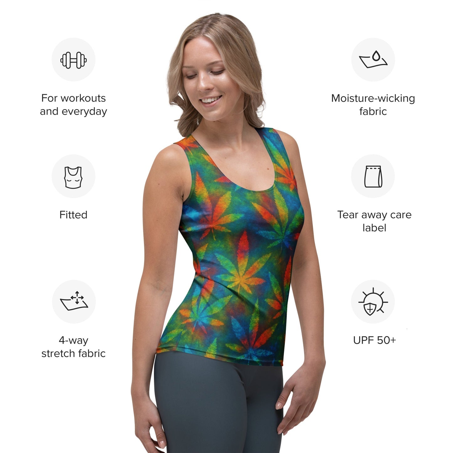Tie-dye 420 Tank Top