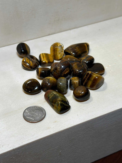 Tiger Eye Tumbled Pebbles