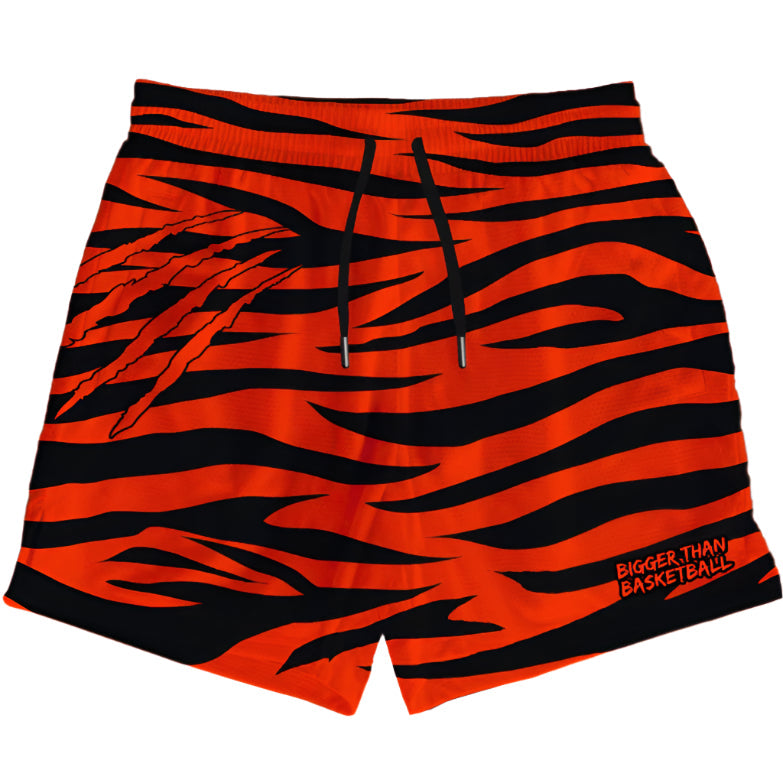 Tiger Stripe - Shorts - Orange/Black
