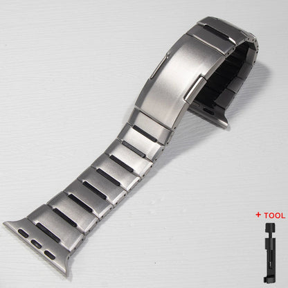 Steel & Silicone Apple Watch Band Series 11/10/9/8/7/6/5/4/ SE / Ultra 1/2/3