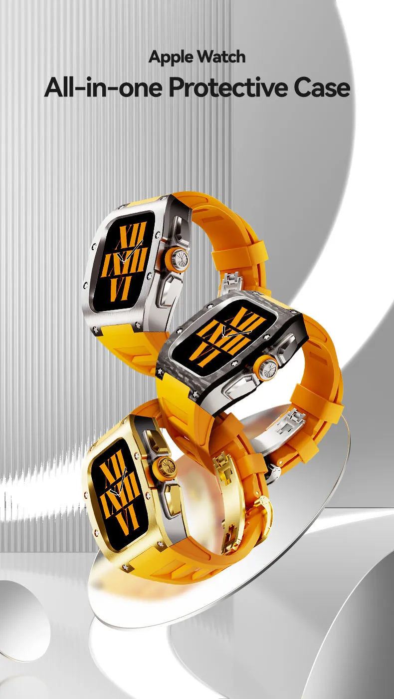 Titanium Alloy Apple Watch Modification Kit, 44mm,45mm