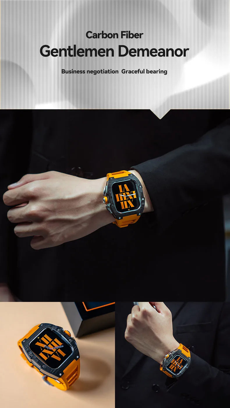 Titanium Alloy Apple Watch Modification Kit, 44mm,45mm