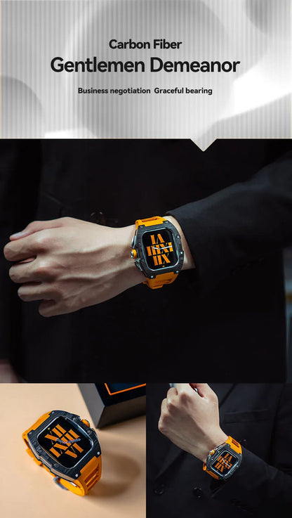 Titanium Alloy Apple Watch Modification Kit, 44mm,45mm