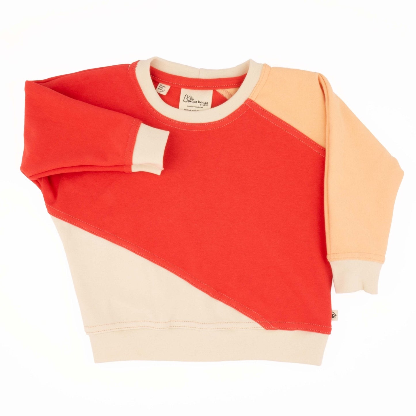 Toddler Diagonal Colorblock Sweatshirt