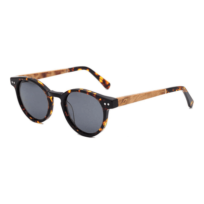 Ganges - Unisex Wood and Bio Acetate Sunglasses