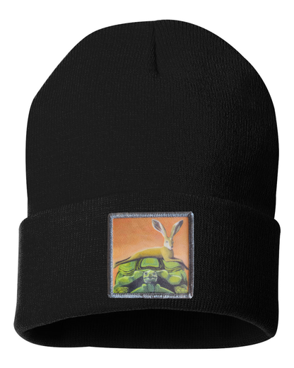 The Tortoise By a Hare Beanie