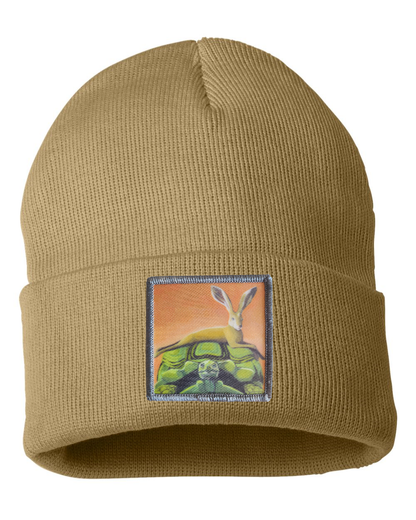 The Tortoise By a Hare Beanie
