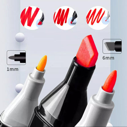 Touch 168-Piece Dual-Tip Alcohol Marker Set